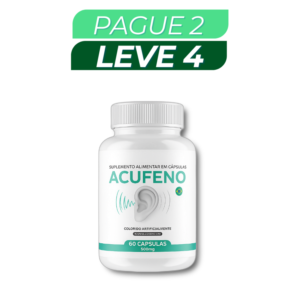 Acufeno - Suplemento Natural - Promoção Exclusiva + Frete Grátis