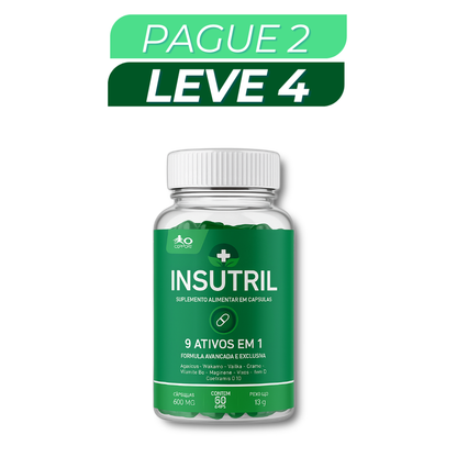 Insutril - Suplemento Natural - Promoção Exclusiva + Frete Grátis