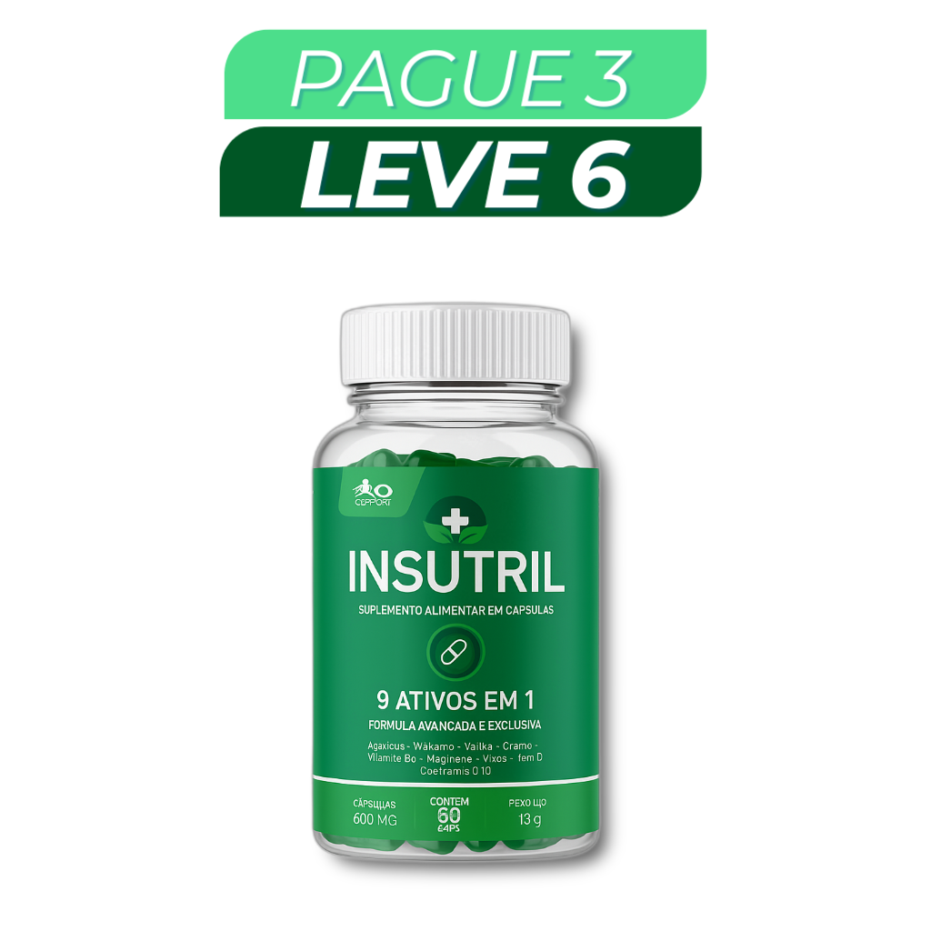Insutril - Suplemento Natural - Promoção Exclusiva + Frete Grátis