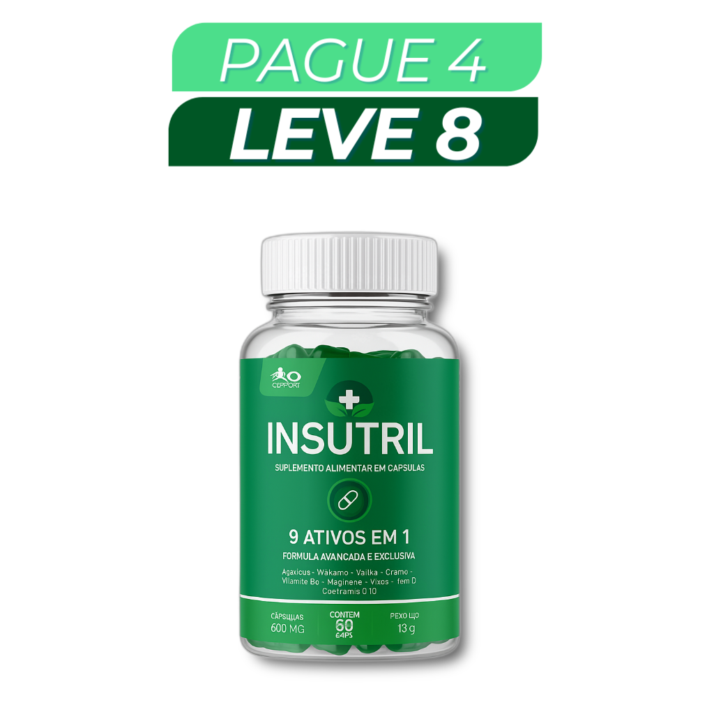 Insutril - Suplemento Natural - Promoção Exclusiva + Frete Grátis