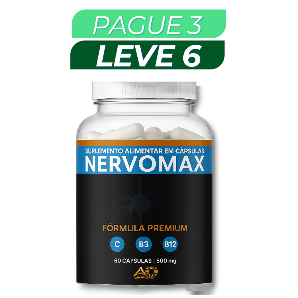 Nervomax - Suplemento Natural - Promoção Exclusiva + Frete Grátis