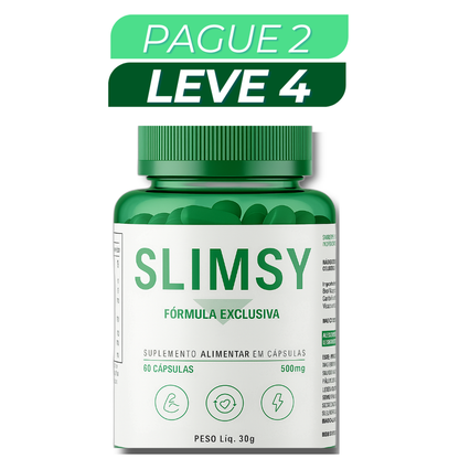 Slimsy - Suplemento Natural - Promoção Exclusiva + Frete Grátis