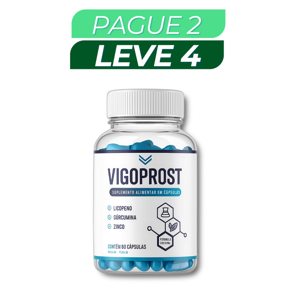 Vigoprost - Suplemento Natural - Promoção Exclusiva + Frete Grátis